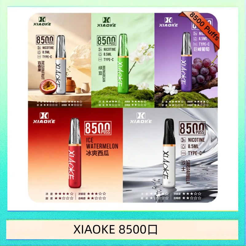 XIAOKE 8500口 梟客XIAOKE一次性電子菸拋棄式8500口